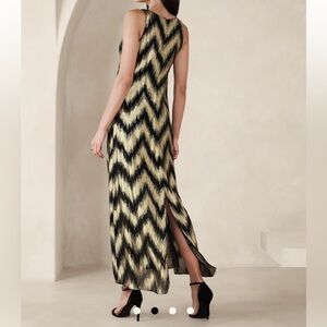 Banana Republic Black and Gold Dress